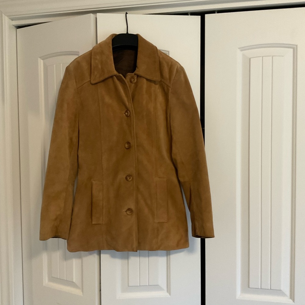 Tan Suede Jacket - Picture 2 of 7